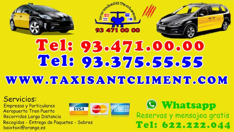 taxi sant climent de llobregat